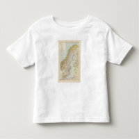 Schweden, Norwegen - Schweden und Norwegen-Karte