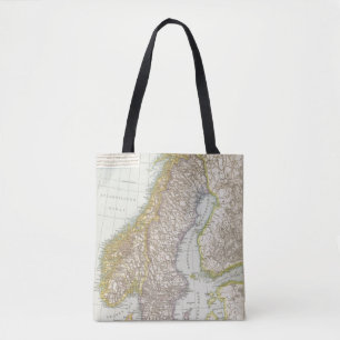 Schweden, Norwegen - Schweden und Norwegen-Karte Tasche