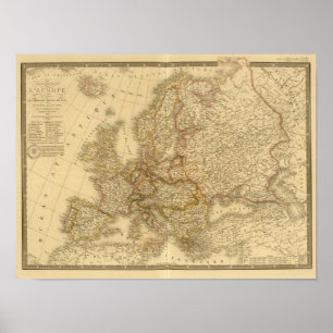 Schweden, Norwegen und Dänemark Poster