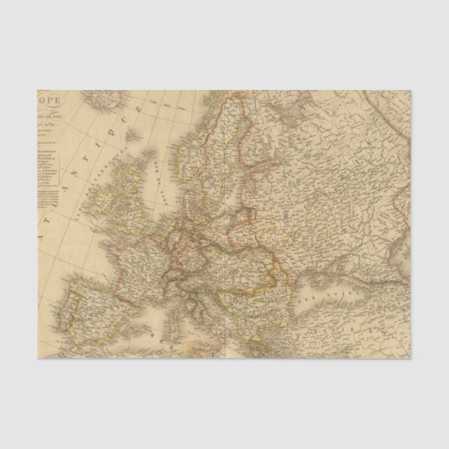 Schweden, Norwegen und Demark Seidenpapier (Vorderseite)