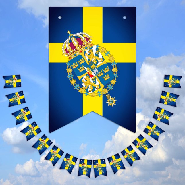 Schweden Party Banners, Schwedische Flagge / Hochz (Von Creator hochgeladen)