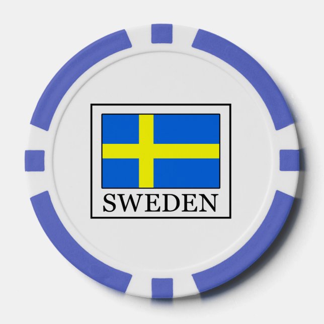 Schweden Pokerchips (Vorderseite)