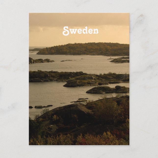 Schweden Postkarte (Vorderseite)