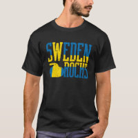 Schweden Rocks Curling Stone Schwedische Flagge