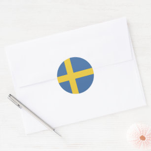 Schweden Runder Aufkleber