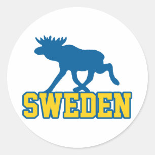 Schweden Runder Aufkleber