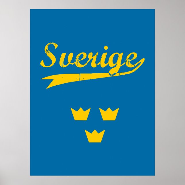 Schweden, Schweden, 3 Kronen, Poster (Vorne)