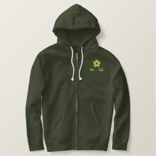 Schweden Schweden Schweden bestickte Fußball-Kapel Bestickter Hoodie