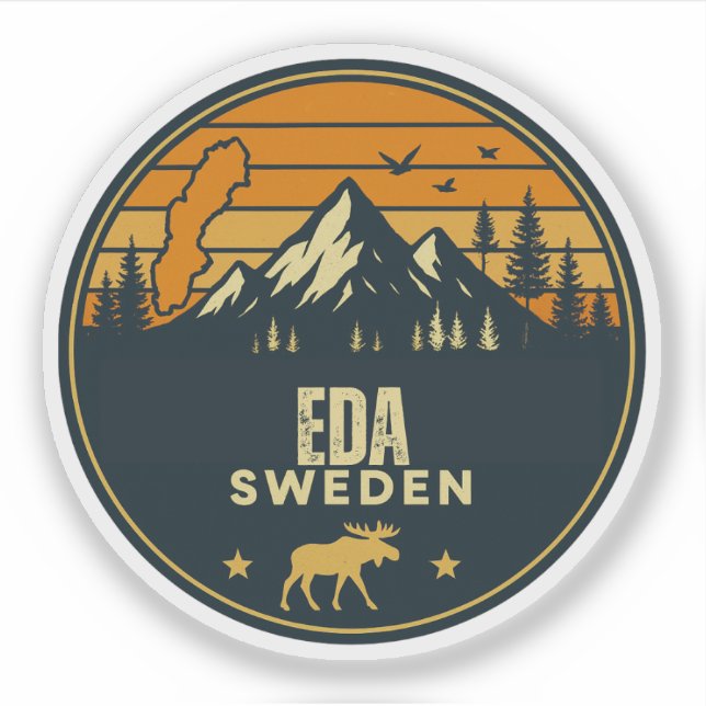 Schweden Schweden Schweden Schweden Aufkleber (Vorderseite)