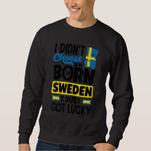Schweden Schwedisch Schweden-Flagge Ich hatte einf Sweatshirt