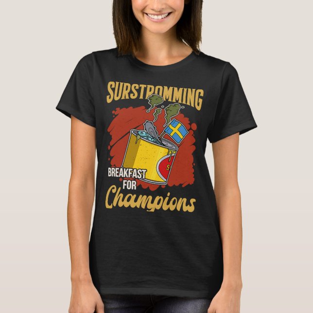 Schweden Schwedische Fischspezialität Surstromming T-Shirt (Vorderseite)