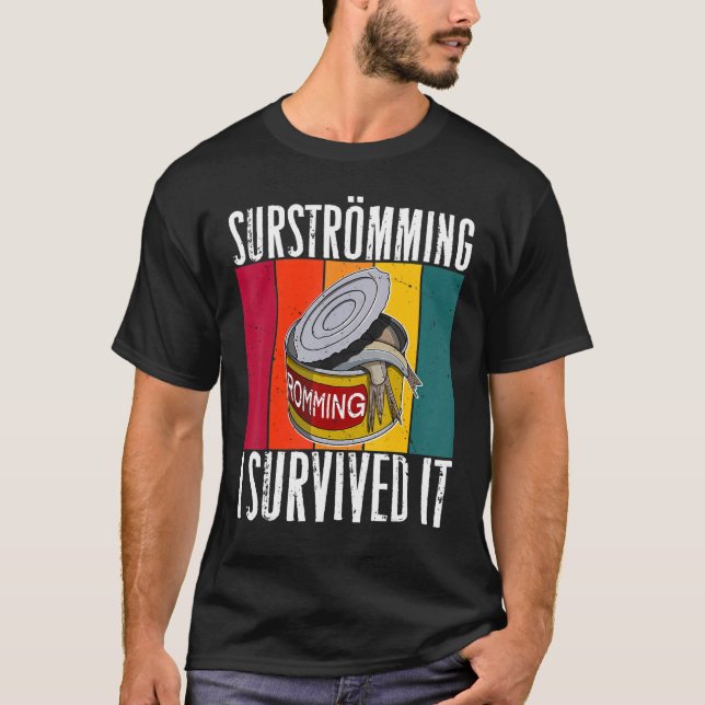 Schweden Schwedische Fischspezialität Surstromming T-Shirt (Vorderseite)