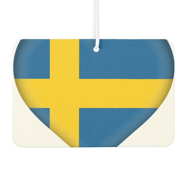 Schweden (schwedische Flagge) Autolufterfrischer (Vorderseite)