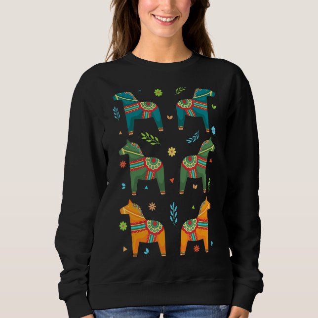 Schweden Schwedische Flagge Schweden skandinavisch Sweatshirt (Vorderseite)
