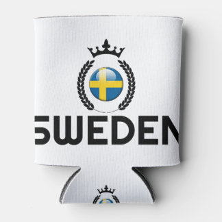 Schweden, schwedische Flagge, schwedisches Land, s Dosenkühler