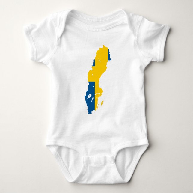 Schweden Se Baby Strampler (Vorderseite)