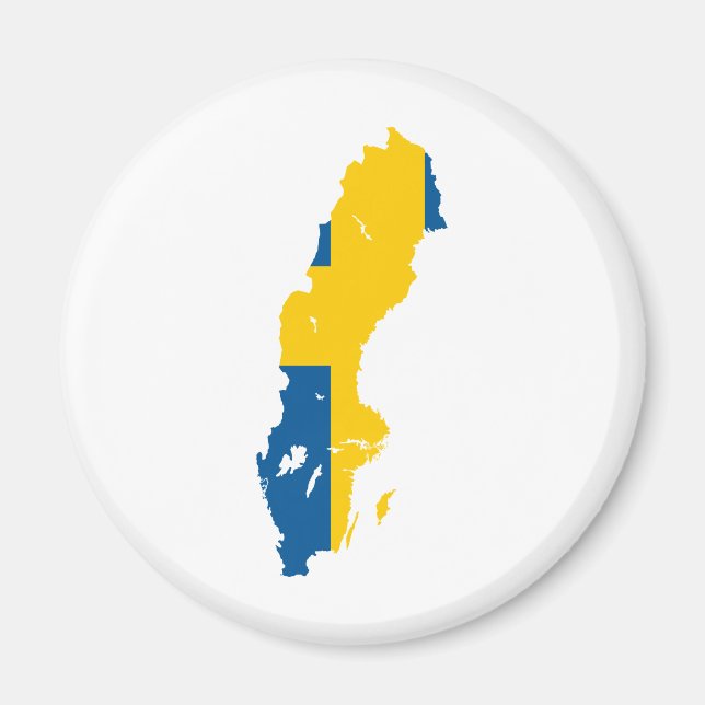 Schweden SE Magnet (Vorne)