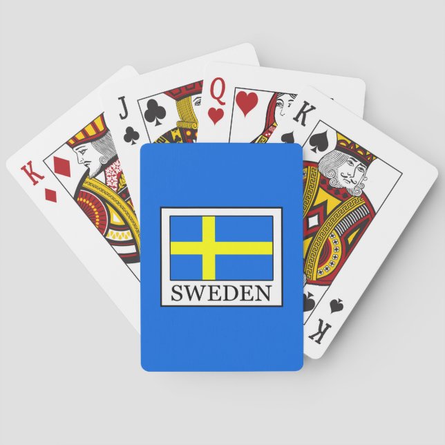 Schweden Spielkarten (Rückseite)