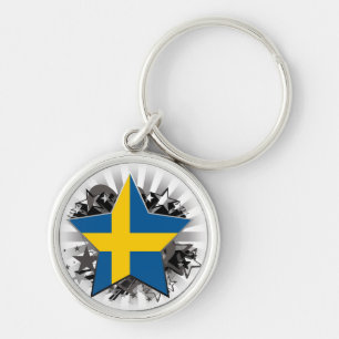 Schweden-Stern Schlüsselanhänger