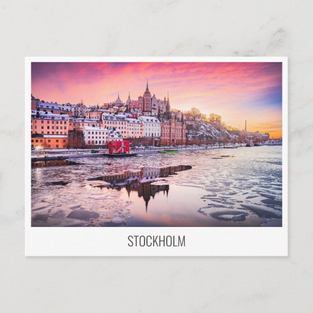Schweden, Stockholm - Postkarte (Vorderseite)