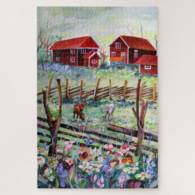 Schweden Stuga Farm Scandinavian Farmhouse  (Vertikal)