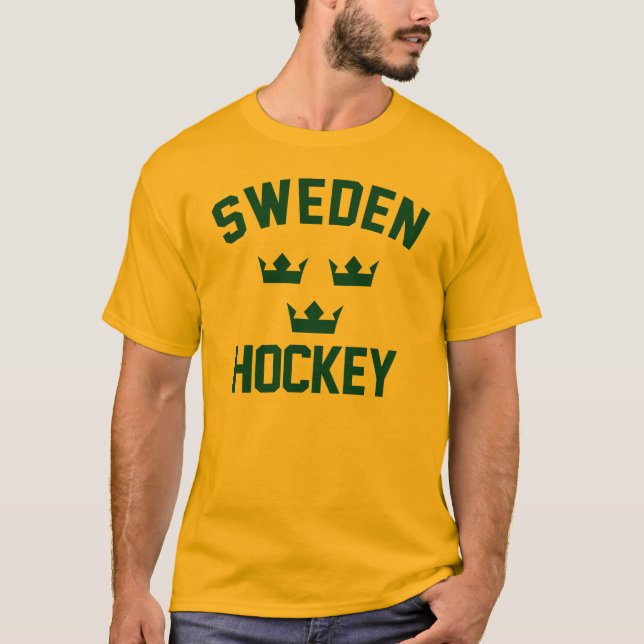 Schweden-Team-Hockey T-Shirt (Vorderseite)
