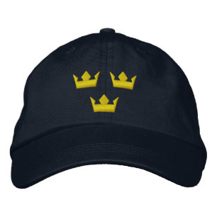 Schweden Tre Kroner Hat Bestickte Baseballkappe
