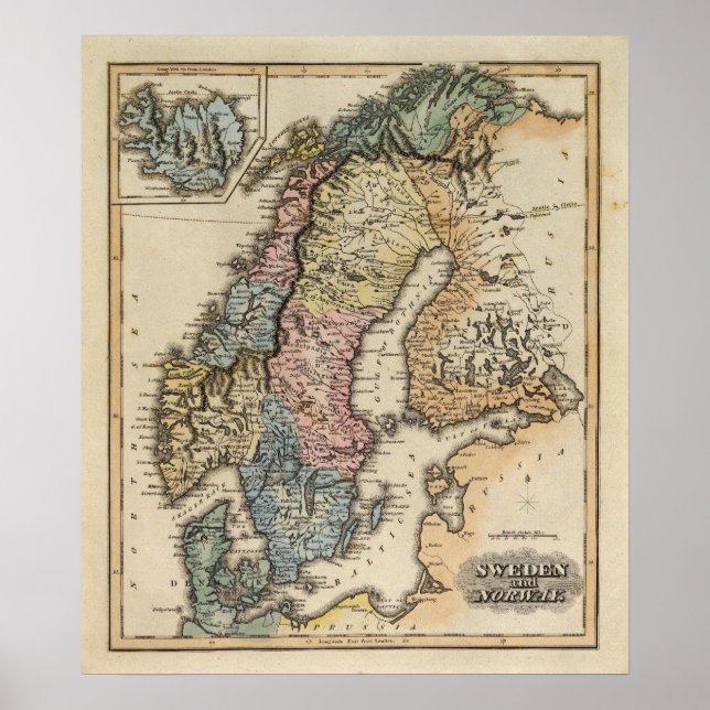 Schweden und Norwegen 6 Poster (Vorne)