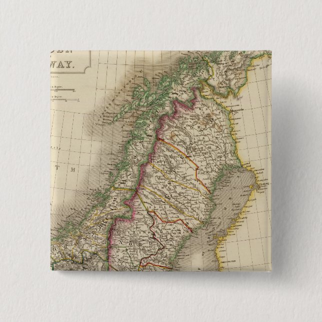 Schweden und Norwegen 8 Button (Vorderseite)