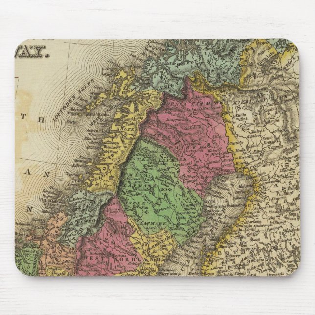Schweden und Norwegen Mousepad (Vorne)