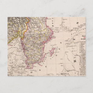 Schweden und Norwegen Postkarte