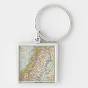 Schweden und Norwegen Schlüsselanhänger