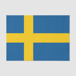 Schweden und Schweden Flag Tissue Paper/Modededeko Seidenpapier