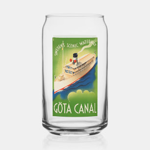 Schweden Vintage Reise Dosenglas
