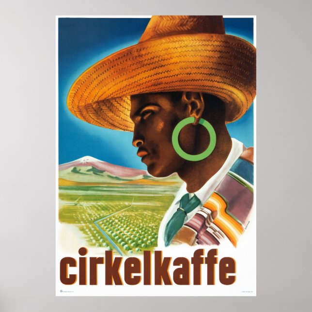 Schweden Vintages Werbeplakat wiederhergestellt Poster (Vorne)