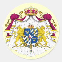 Schweden-Wappen-Aufkleber