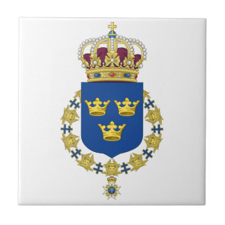 Schweden-Wappen Fliese