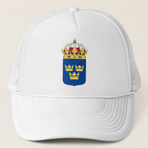 Schweden-Wappen Hut Truckerkappe