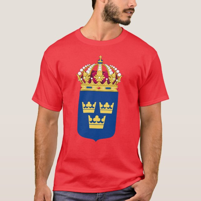 Schweden-Wappen - Shirts (Vorderseite)