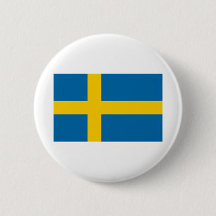 Schwedenflagge Button