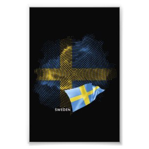 Schwedenflagge Fotodruck