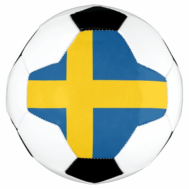 Schwedenflagge Fußball (Vorderseite)