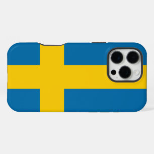 Schwedenflagge iPhone 16 Pro Max Hülle