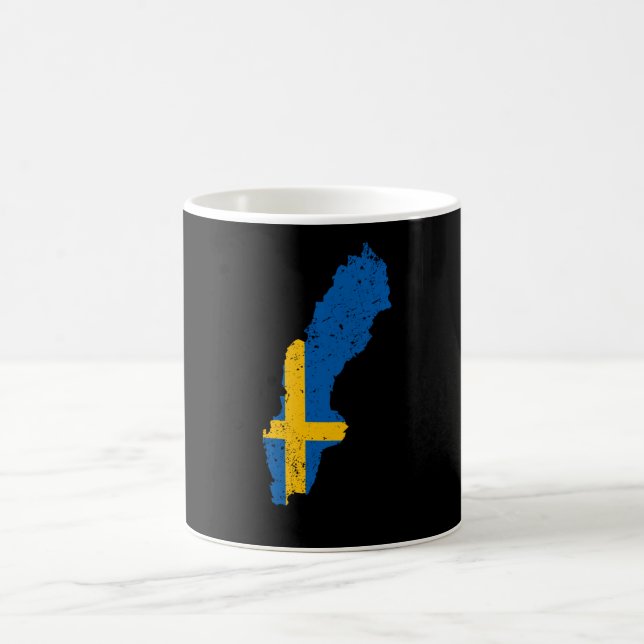 Schwedenflagge Kaffeetasse (Mittel)