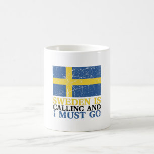 Schwedenflagge Kaffeetasse