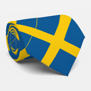 Schwedenflagge Krawatte