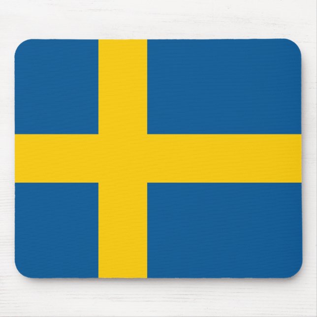 Schwedenflagge Mousepad (Vorne)