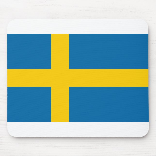Schwedenflagge Mousepad (Vorne)