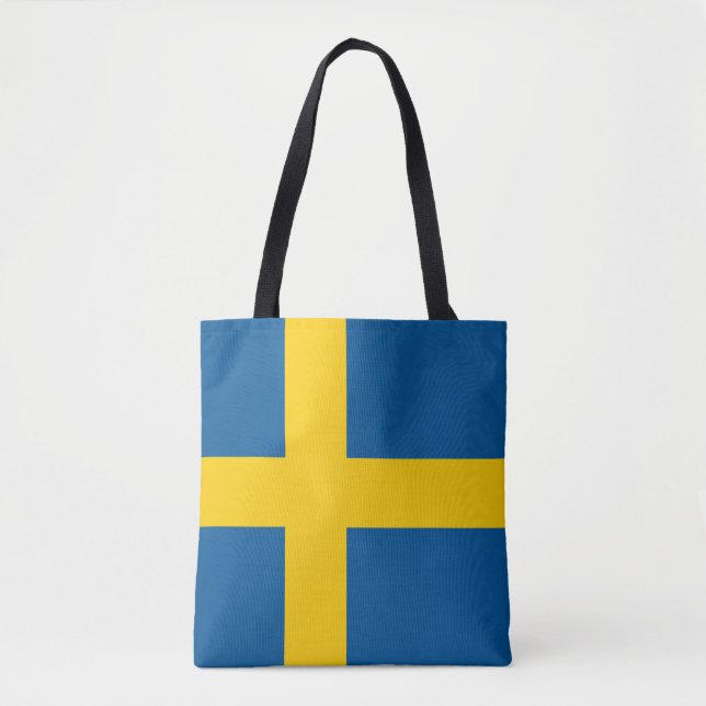 Schwedenflagge Tasche (Vorderseite)