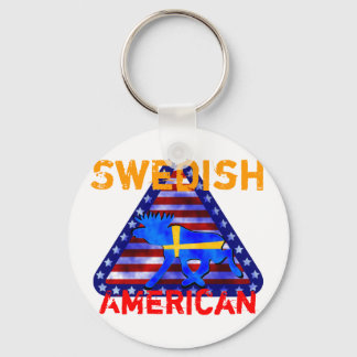 Schwedisch-Amerikanische Elche Schlüsselanhänger